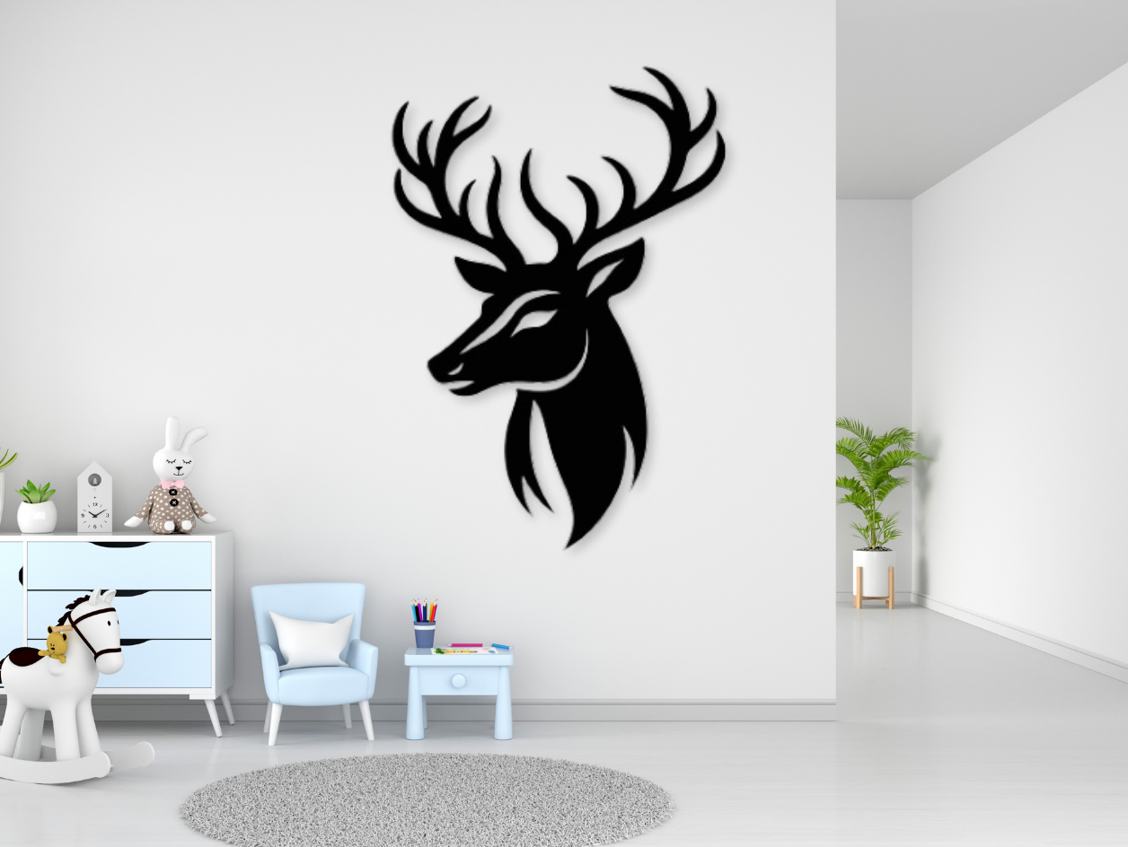 Deer Wall Sculpture ||