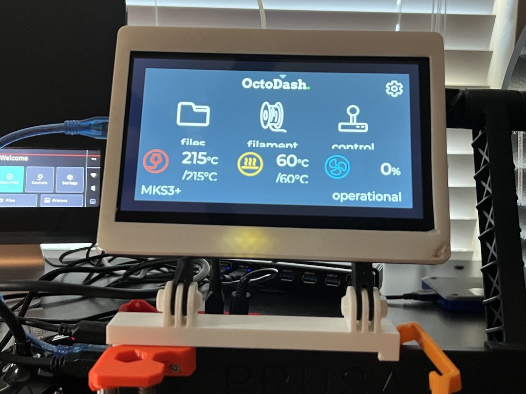 7" Uctronics Touchscreen Prusa Mount
