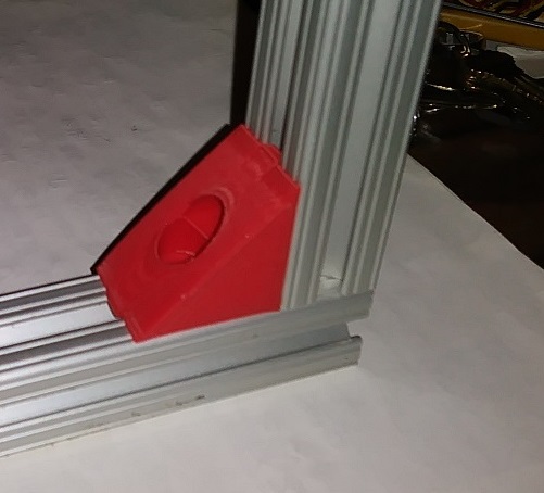 80/20  Corner Bracket for 1" Extrusion