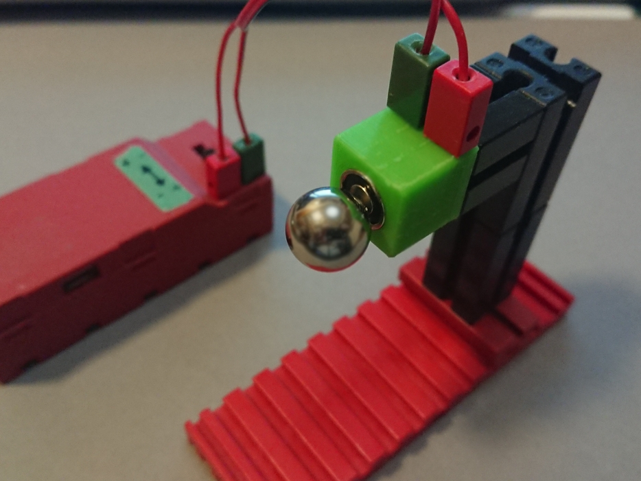 Mini electromagnet for fischertechnik
