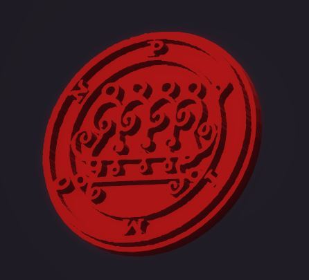 Paimon Sigil Coin One-Sided