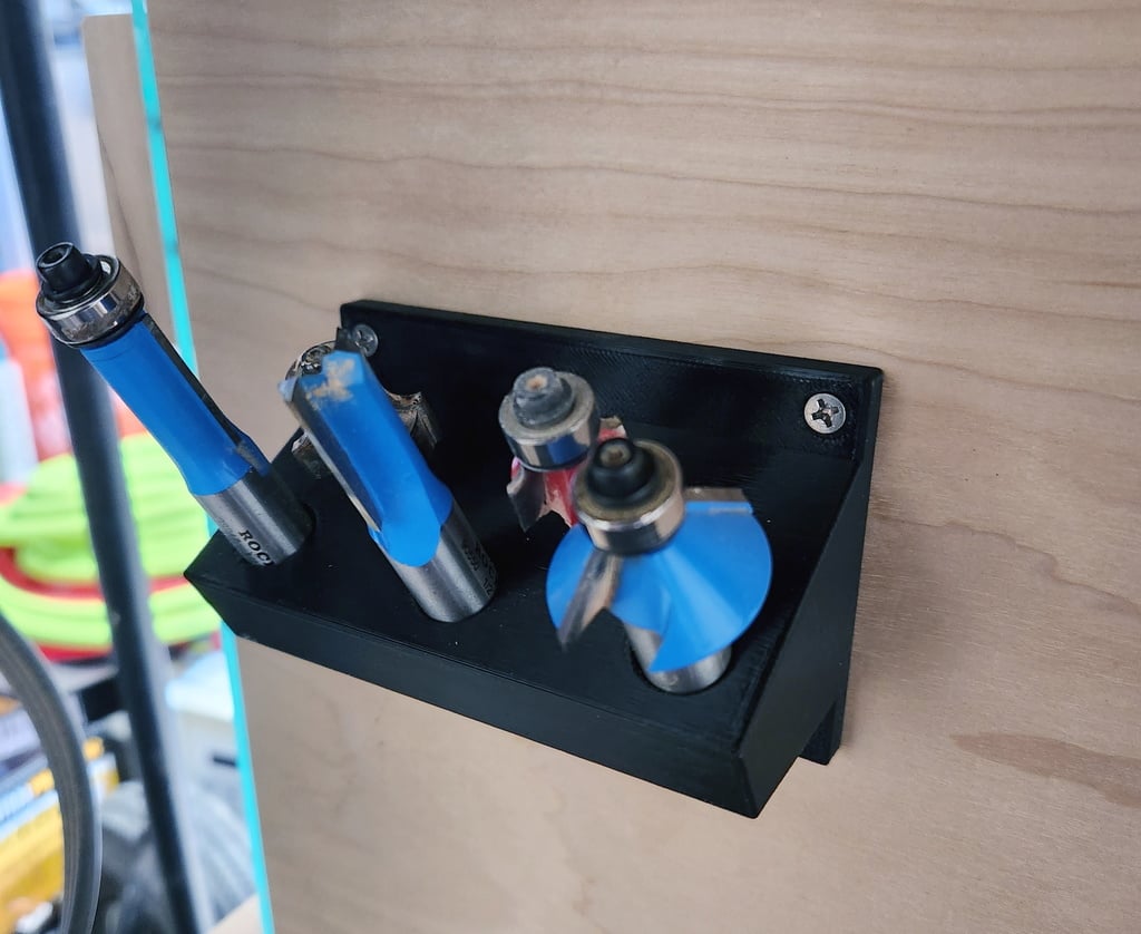 Router Bit Holder Wall Mounted