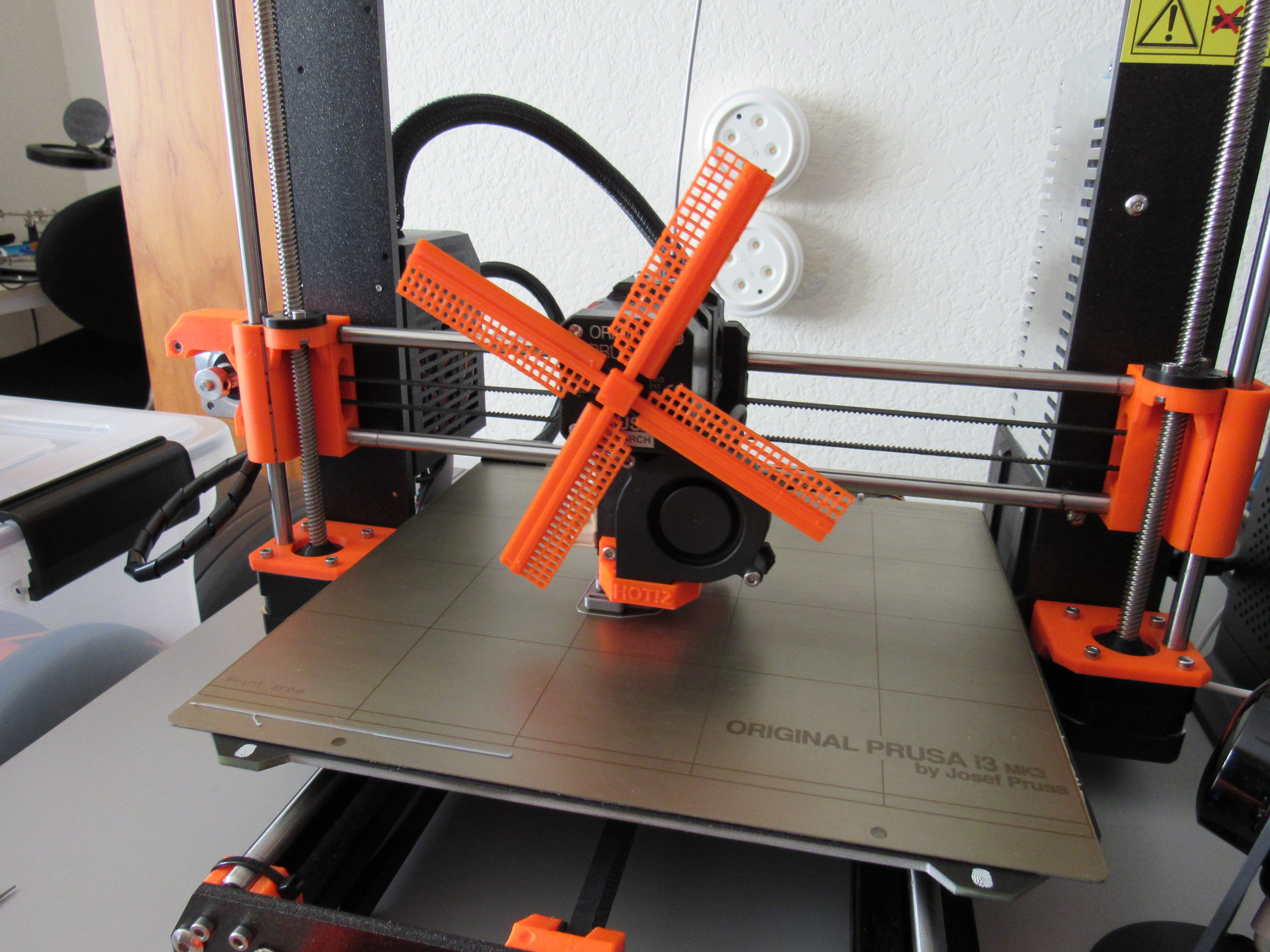 Dutch Windmill Blades extruder motor visualizer