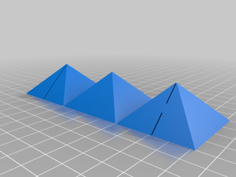 3 Pyramids in a Prism