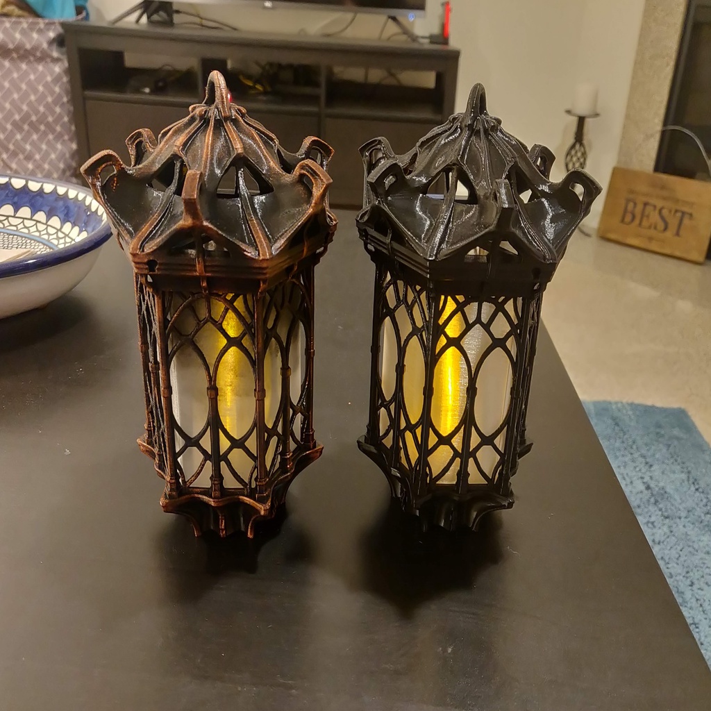Fixed Top For Gothic Lantern