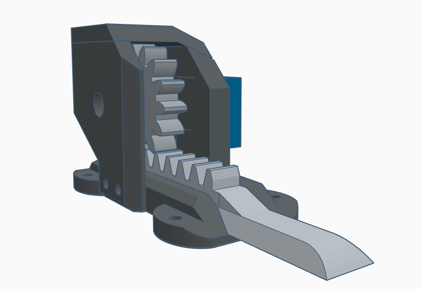 Servo Linear Actuator (9g) + adjustable backlash Version
