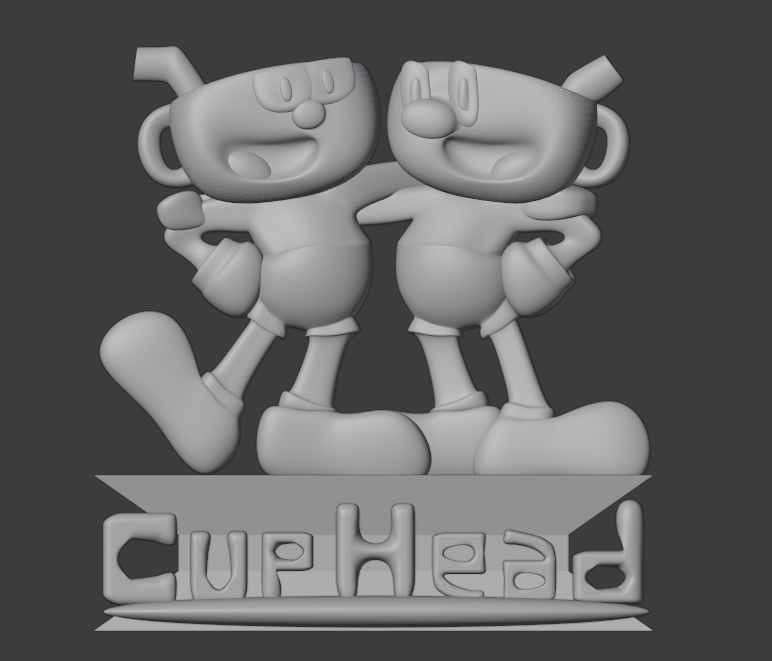 Cup Head Statue Thing