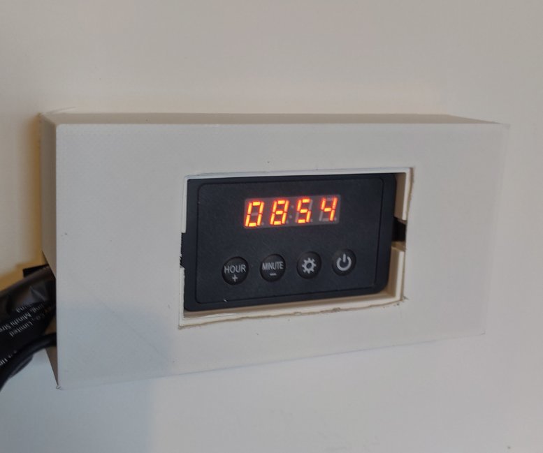 Aquarium light module timer coffer