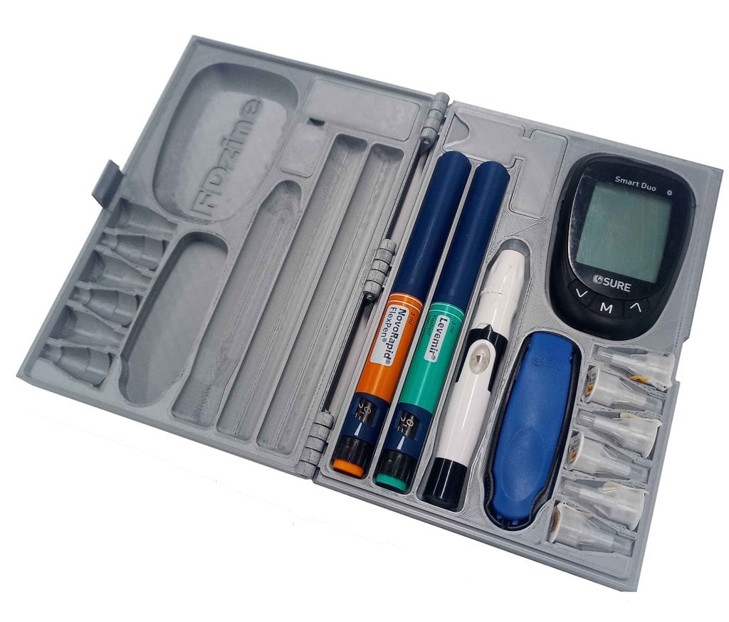 Insulin, NovaRapid/Levemir flex pen & Needle container