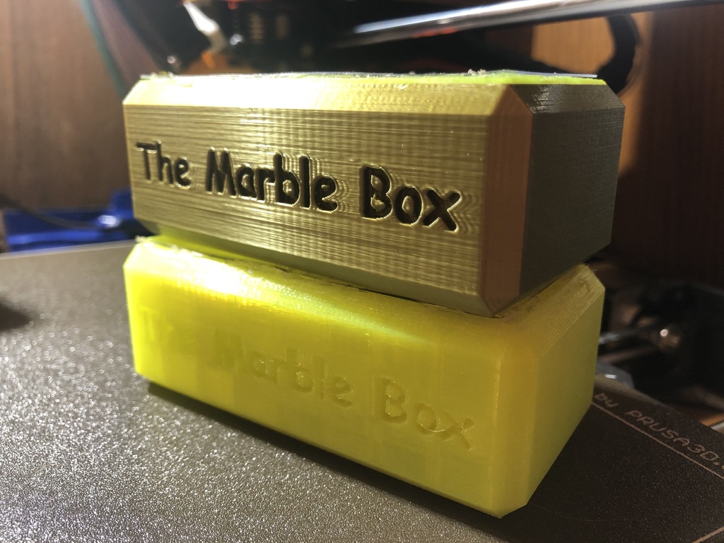 The Marble Box (centralpetal force puzzle)
