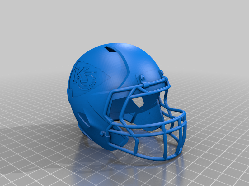 Chiefs football helmet