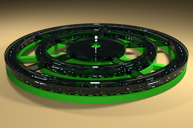 Turntable Bearing Base - 6mm BB Balls