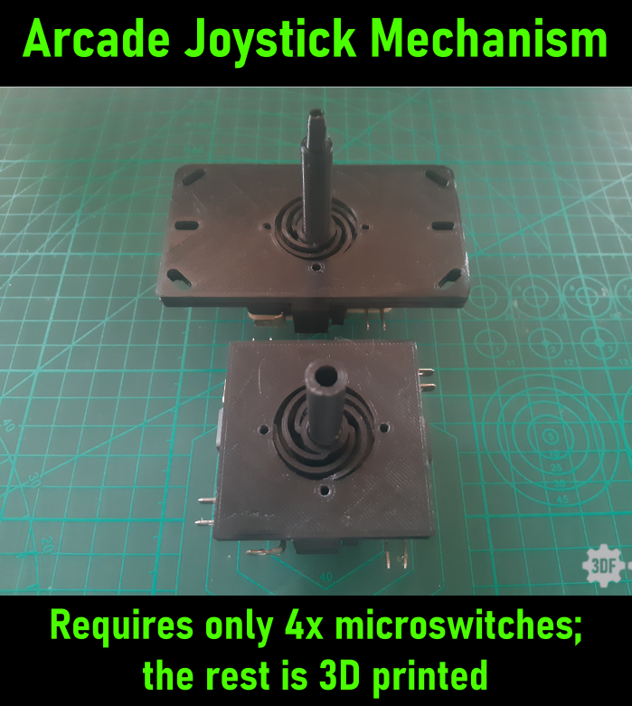 Arcade Joystick Mechanism - 3D printed