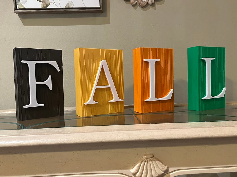 FALL Letters Decorative Sign