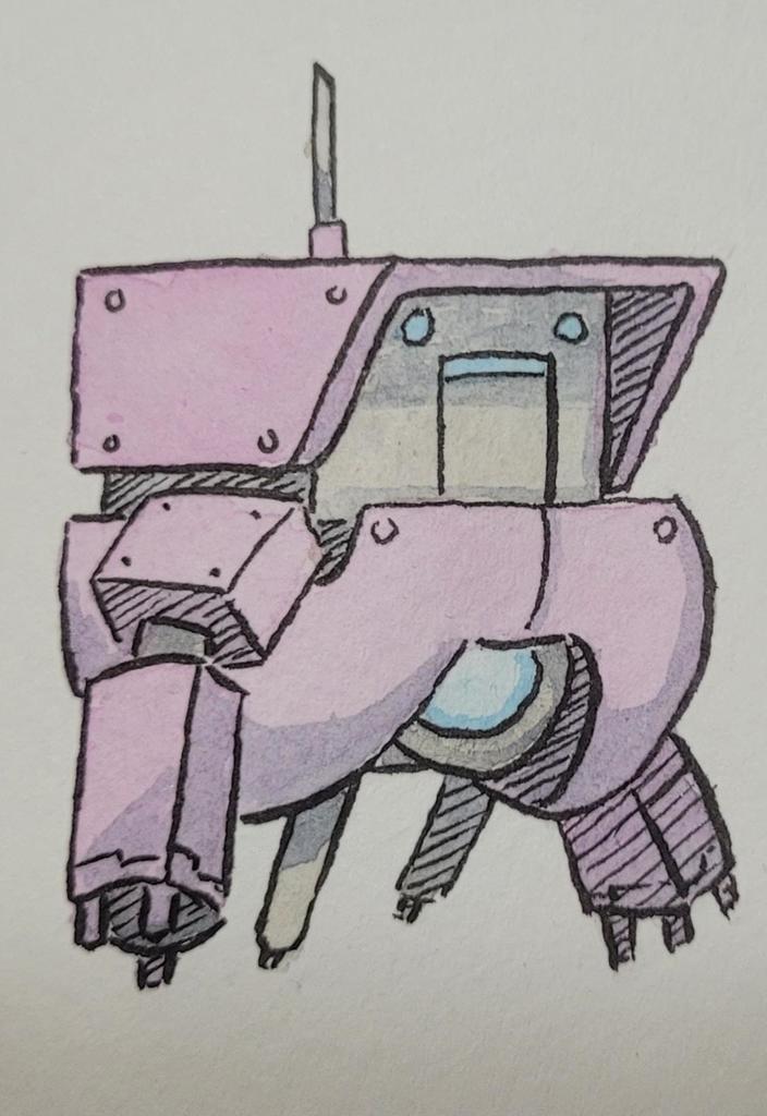 Pink Hoverbot by hedgehogboi2718