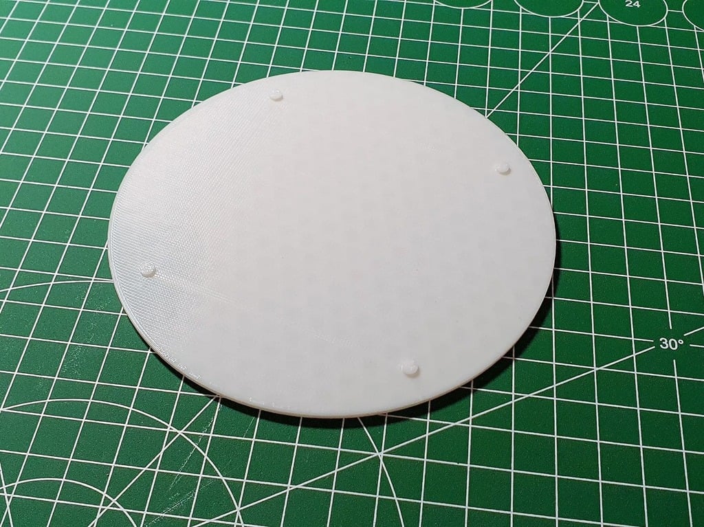Base plate for "Simple Programmable Turntable for 3D Scanning (Photogrammetry)"