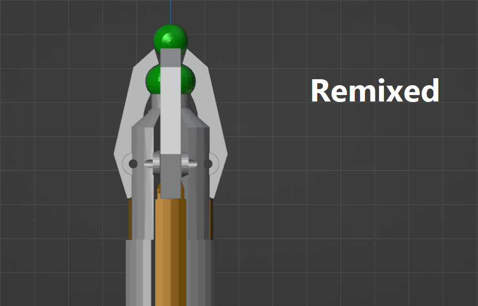 Better Prongs for 11th Doctor Sonic Screwdriver Redrawn