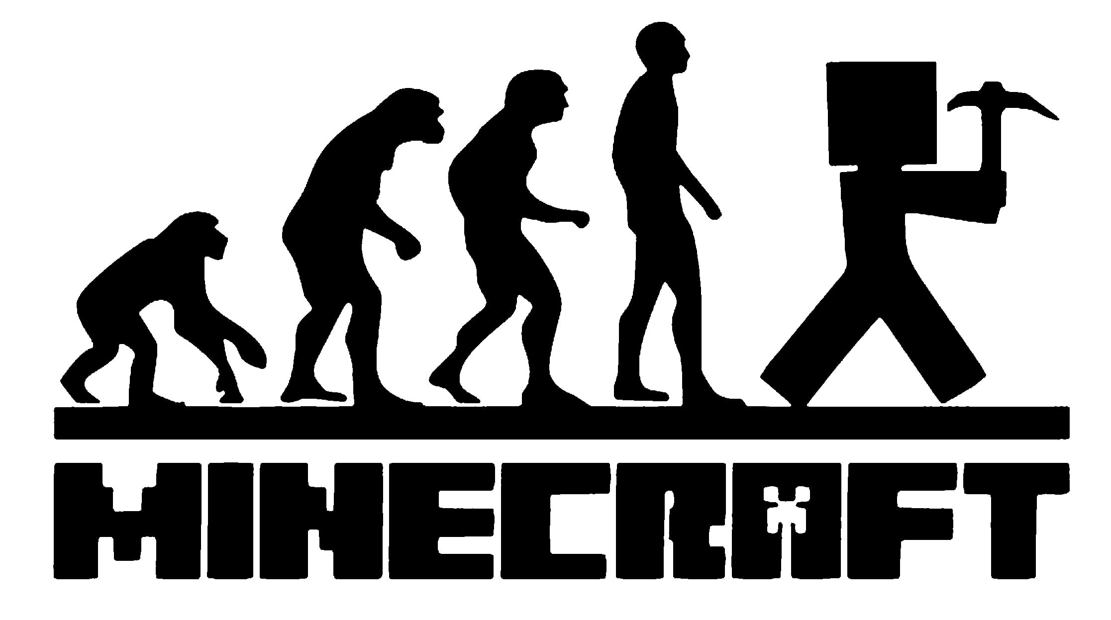 Minecraft Evolution stencil