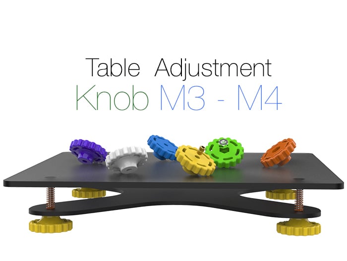 Table Adjustment Knob M3 - M4