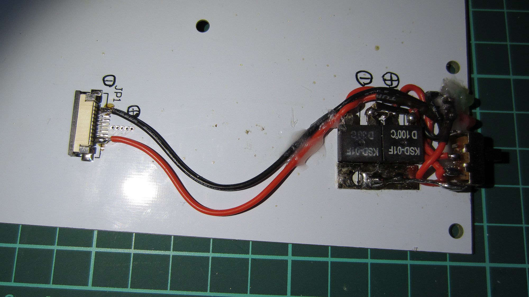 Bed temp mod for Up! Mini