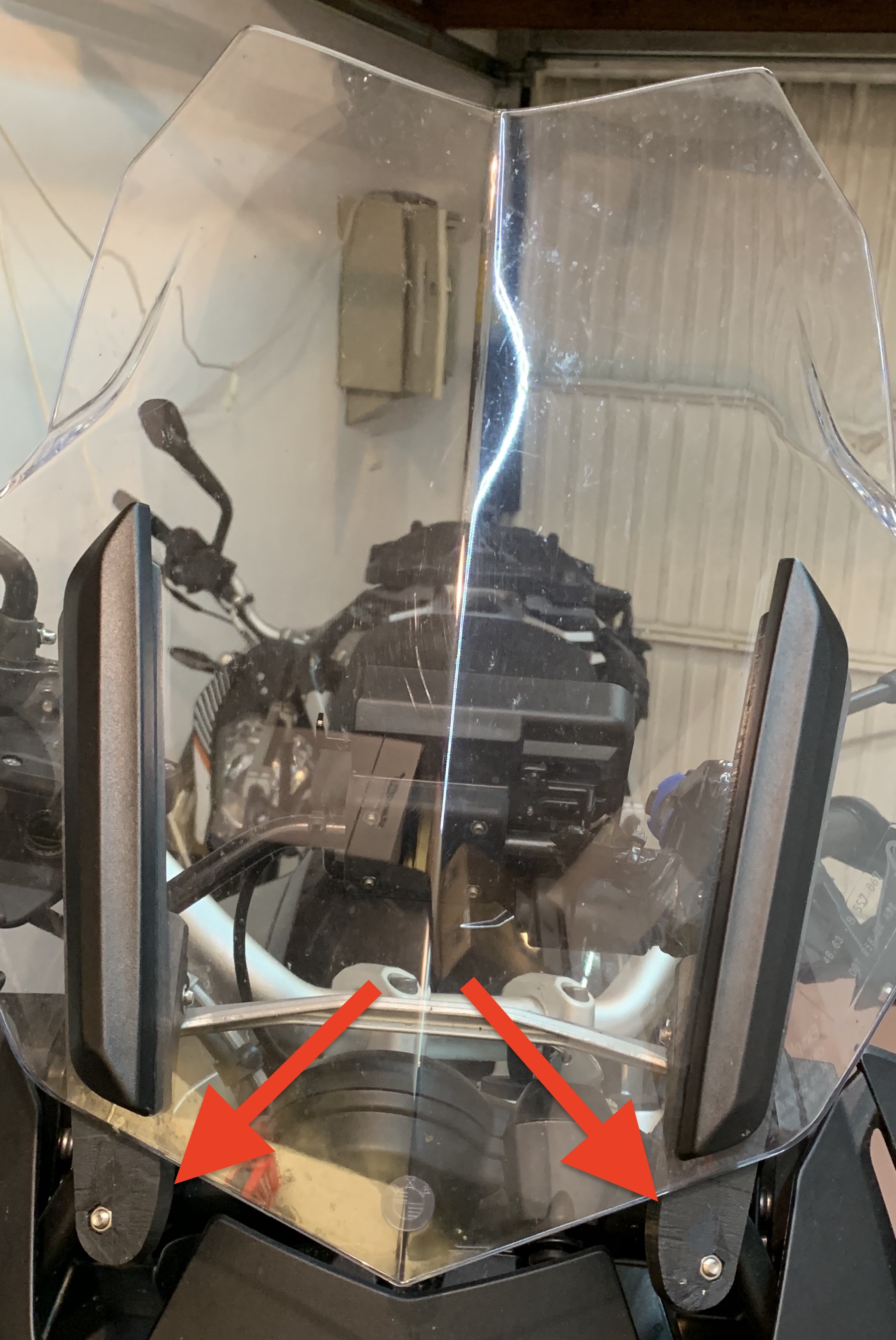 windshield adapter for BMW R 1200 GS