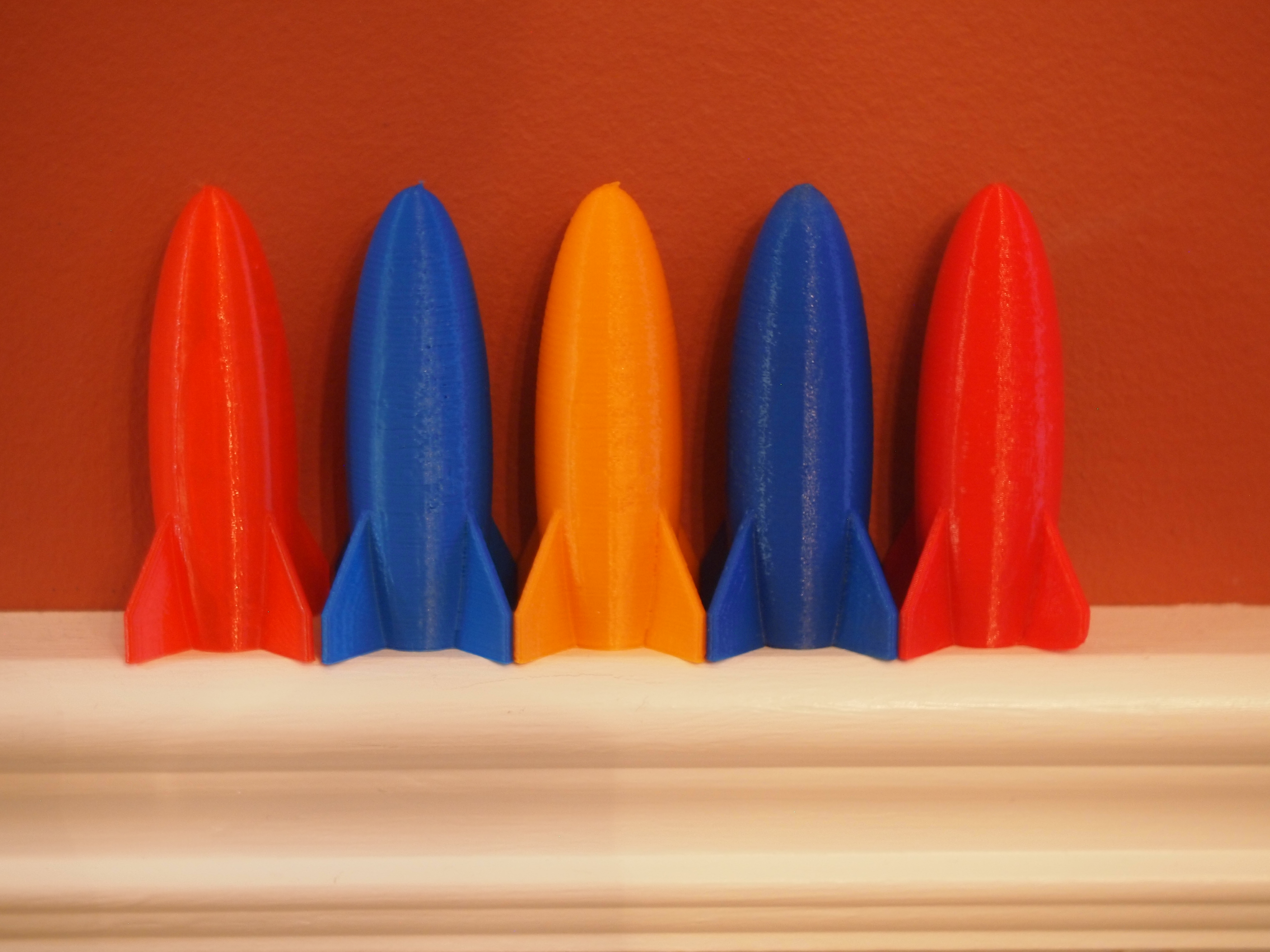 Rocket Print Test with rounded nose