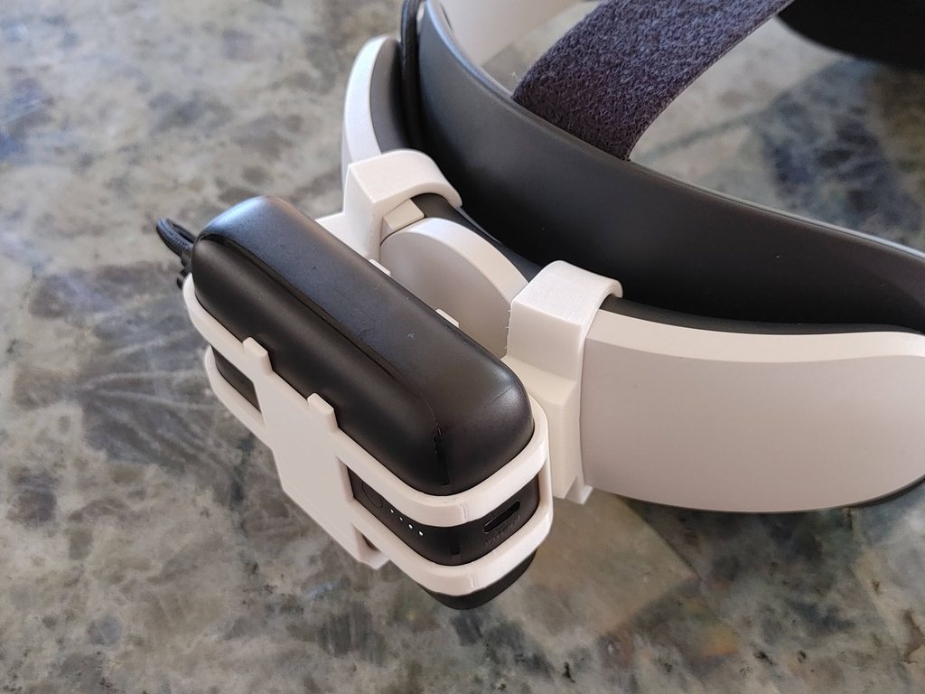 Counterweight Battery Clip V2 - For Oculus Quest 2 Elite Strap (Attachment Mount)