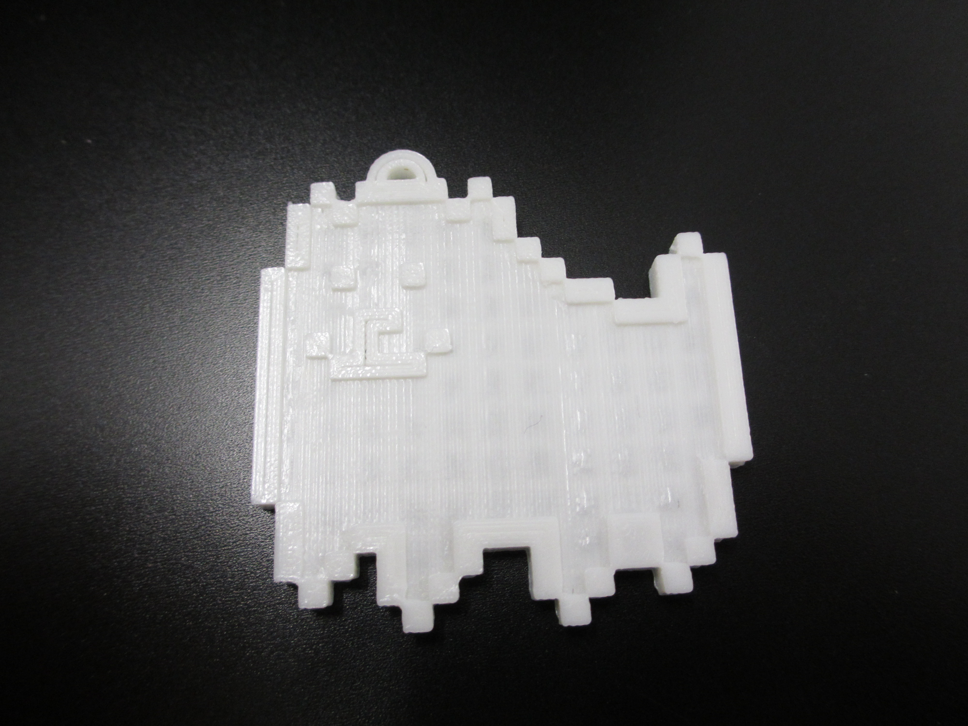 Pixel Dog Keytag