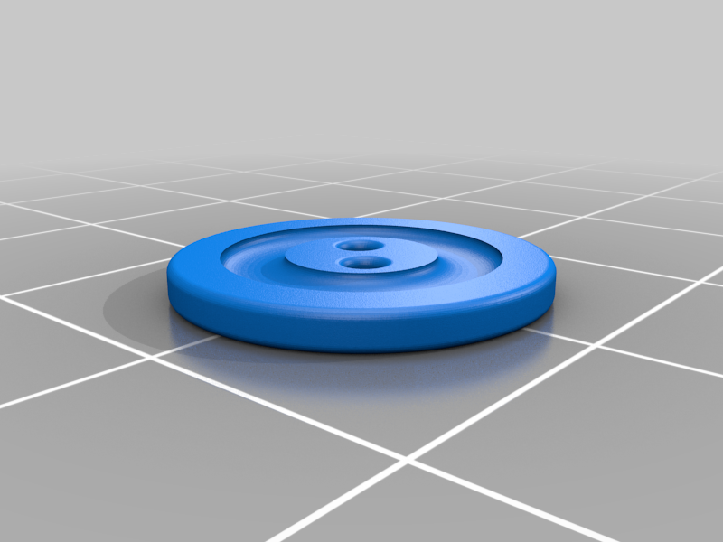 A 15mm 2 hole Button