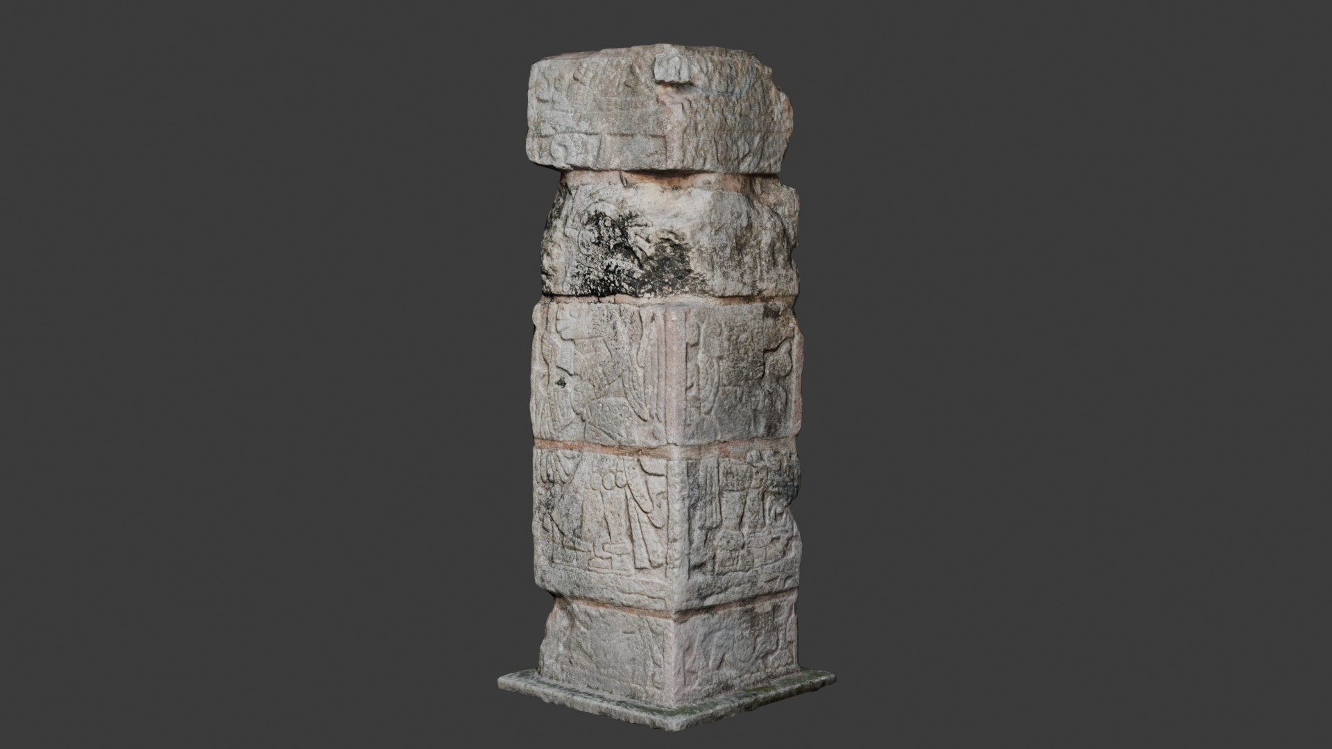 Mayan Column 3D Scan
