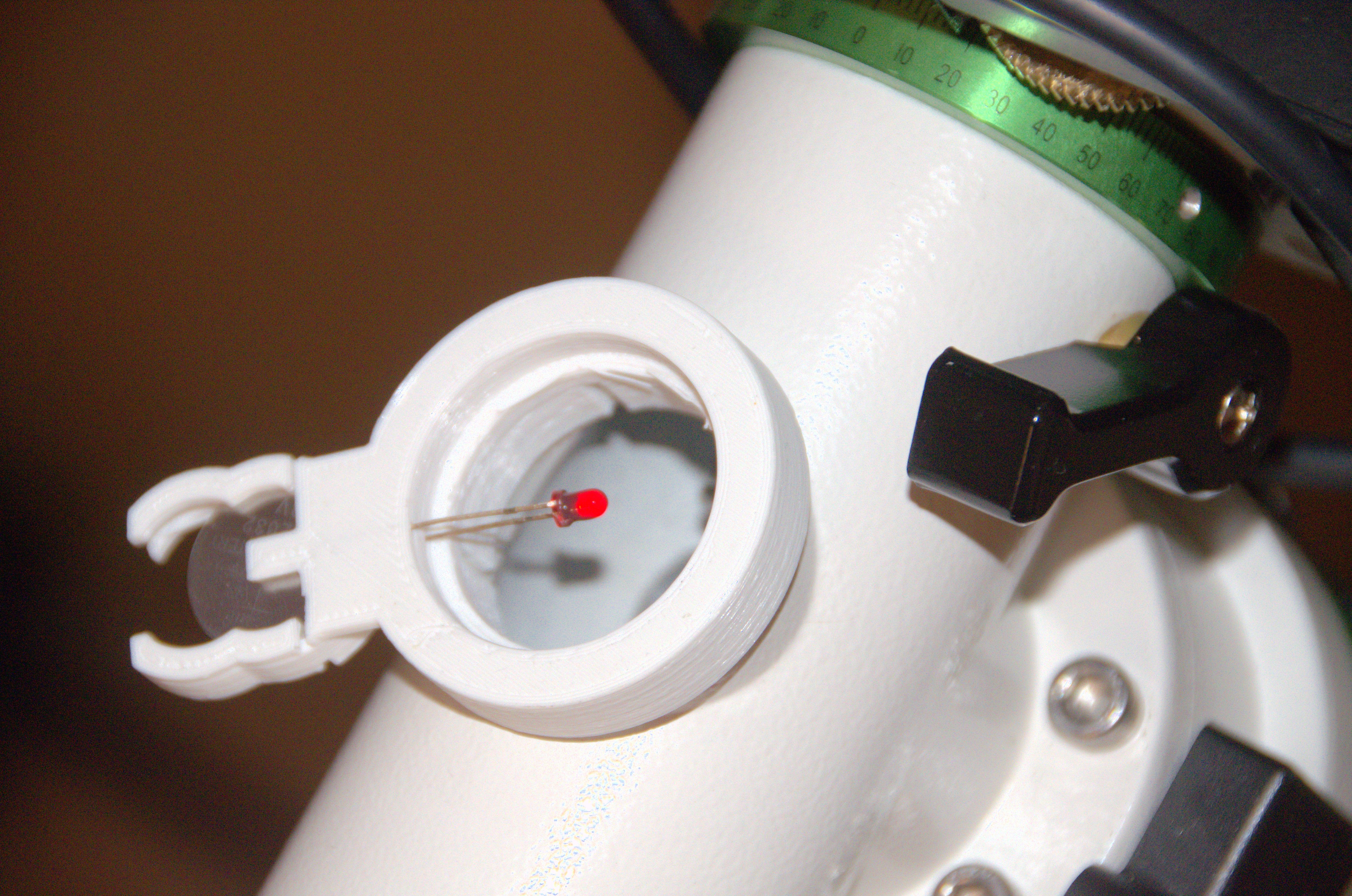 Polar Scope Illuminator for Skywatcher mount (scad)