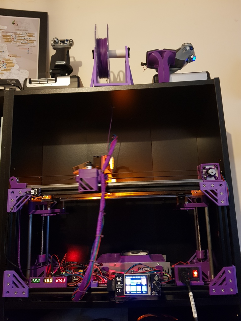 MR Purple 3D Printer. Ender 3 Donor
