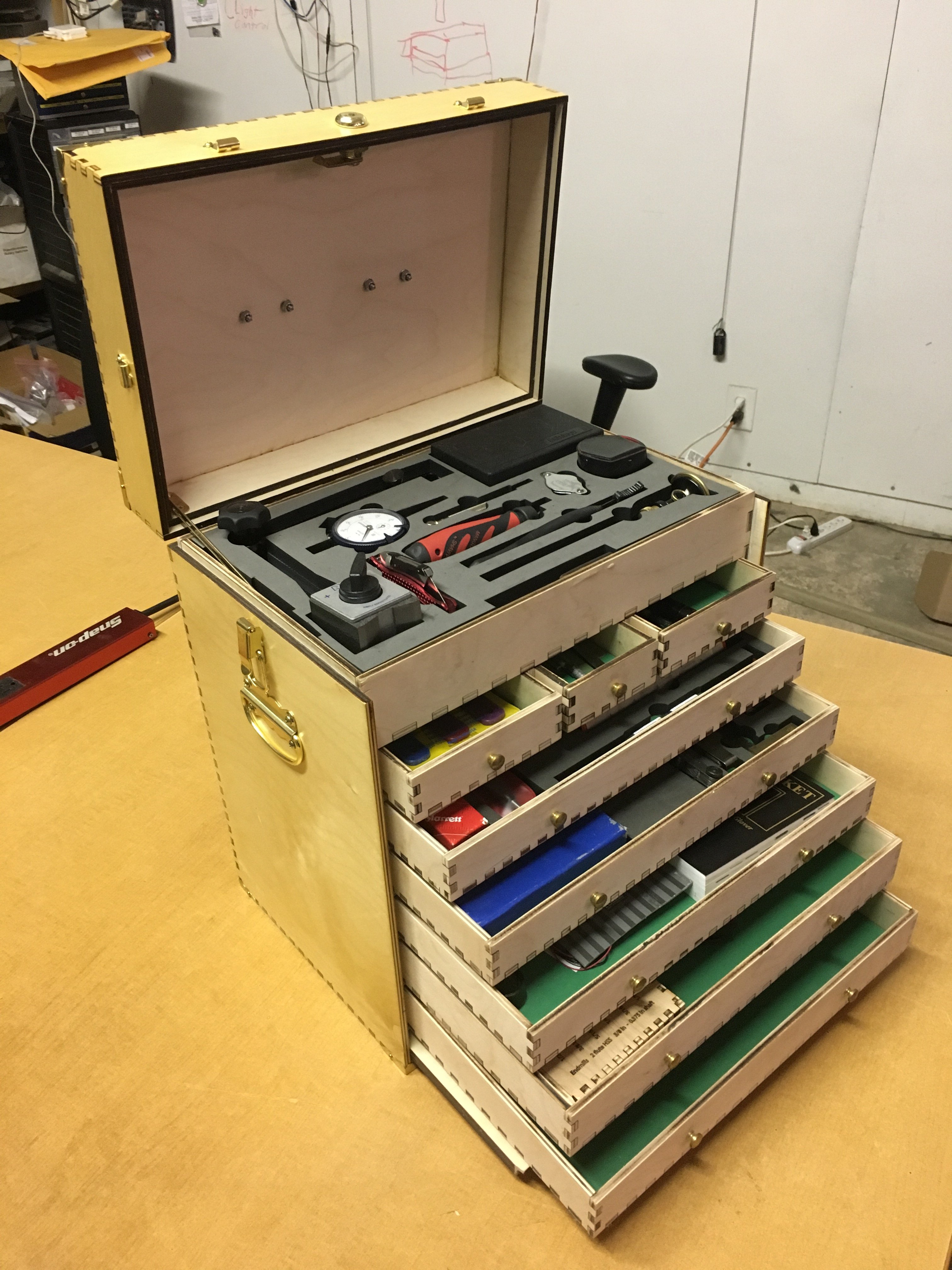 Laser Cut Machinist's Toolbox