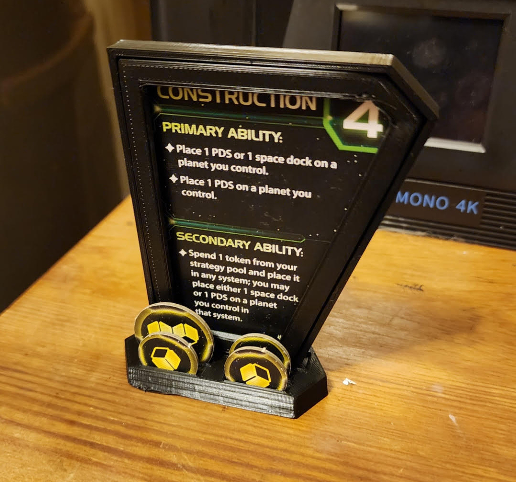 TI4 Strategy Card stand