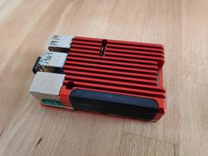 Raspberry Pi 4 GPIO connector cover 3D model