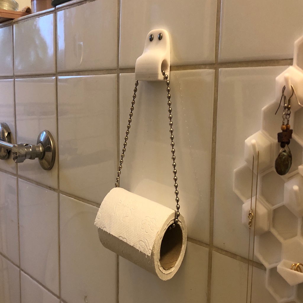 Minimalist Toilet Paper Wall Mount