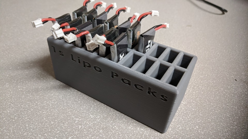 Lipo 1S Battery Holder