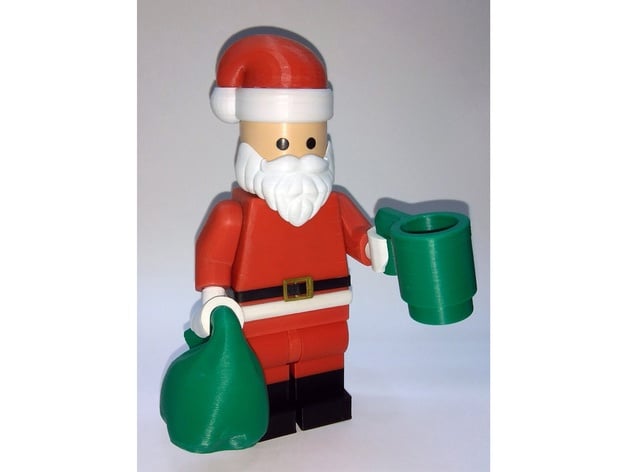 Big Santa Lego inspired by Quist | Download free STL model