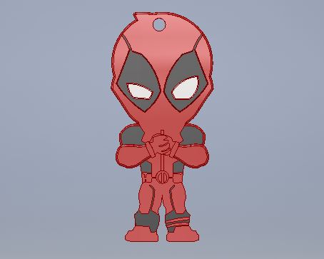 Deadpool Keychain