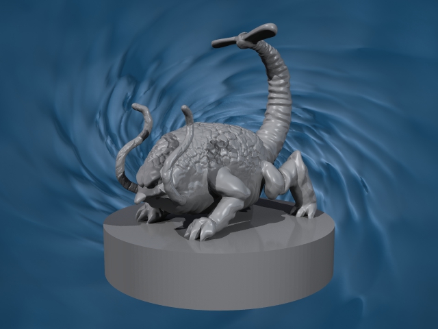 Rust Monster (Classic RPG) Miniature - 25mm base