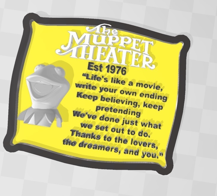 Muppet Theater plaque