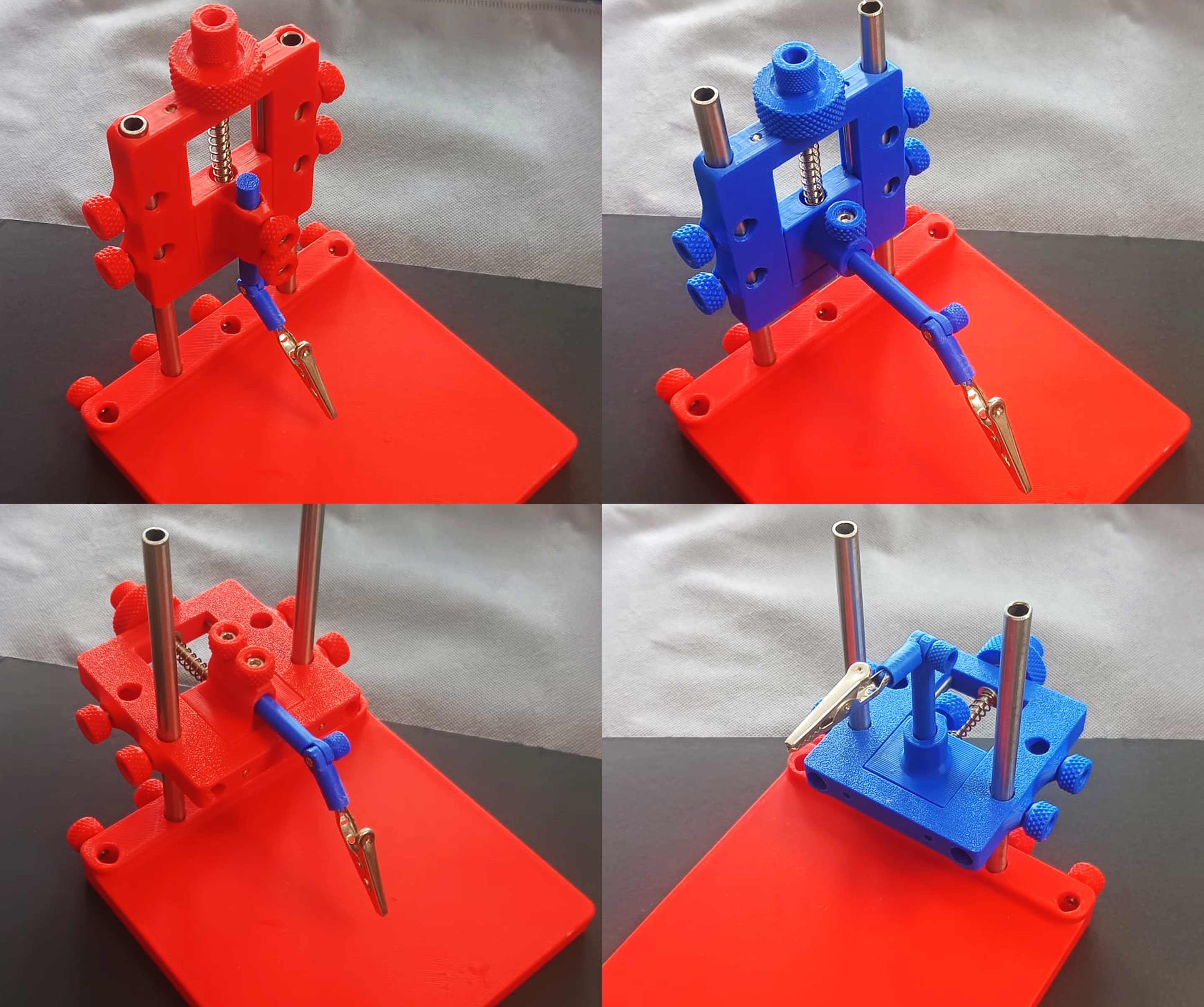 Precision translation axis for modular 3rd hand system