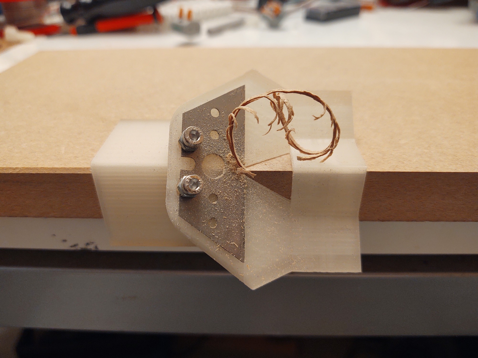 Simple Edge Planer for Utility knife blades
