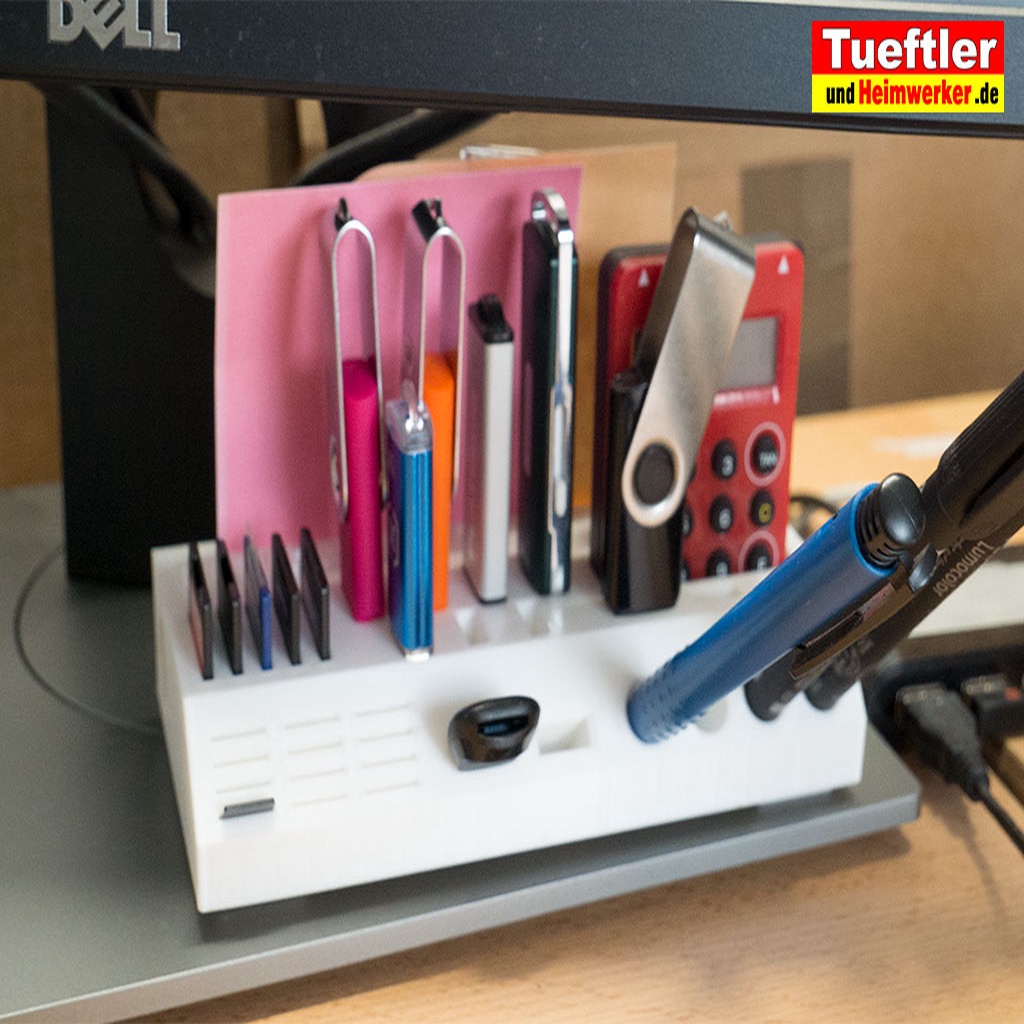 Büro-Organizer für USB-Sticks/Speicherkarten