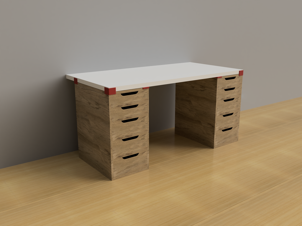 IKEA ALEX table top mount (LINNMON)