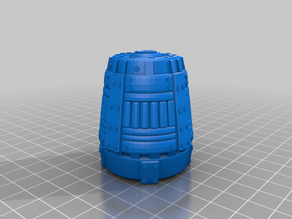 Space Cooling Pod Terrain 3D model