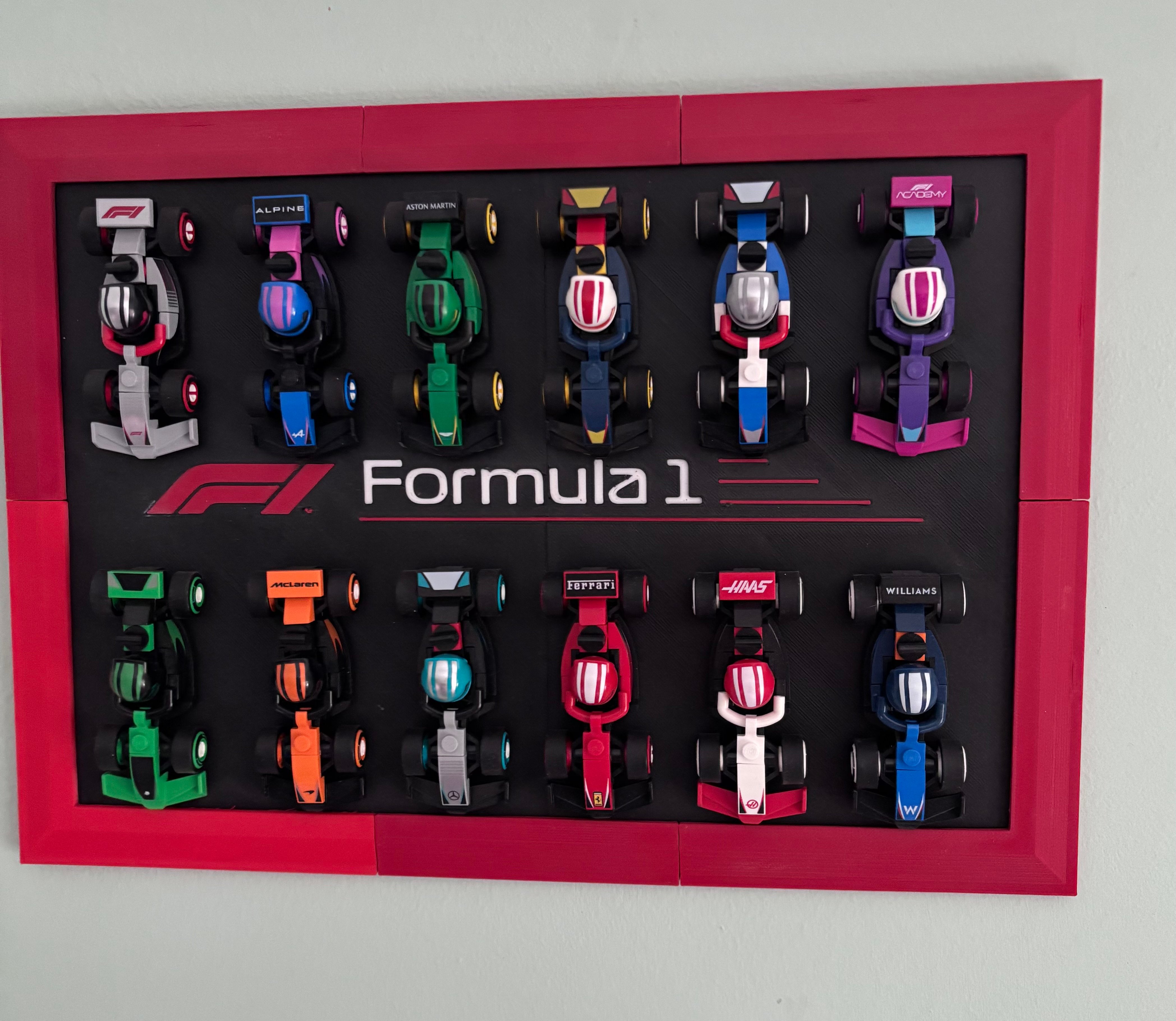 Lego F1 collectables mount (no MMU needed)