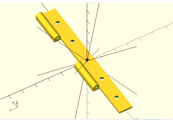 parametric pin hinge
