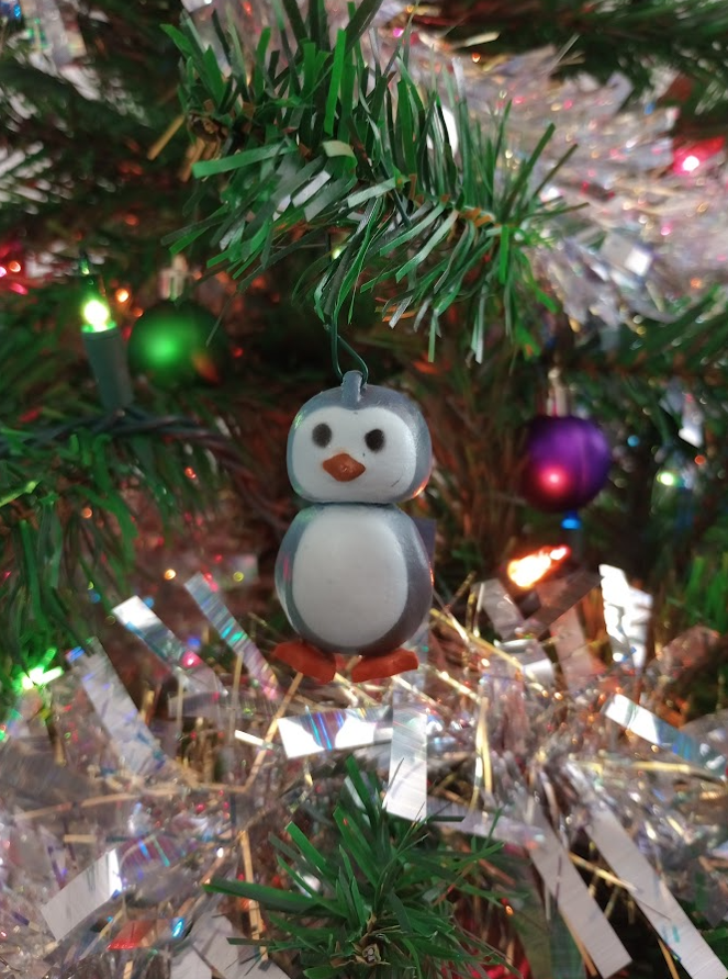 Penguin Ornament/Keychain and Airbrush Stencils