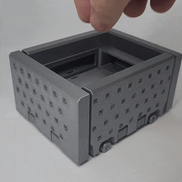 Miniatura 4 do modelo 3D Minecart for TNT - (Minecraft)
